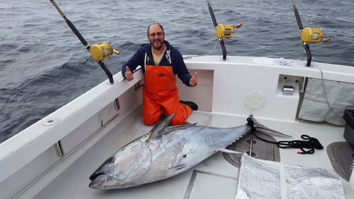 bruce-bornstein-of-marblehead-with-a-nice-81-incher-caught-aboard-the-fv-bounty-hunter-in-mid-october