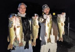 Fishing at night can produce quality fish.