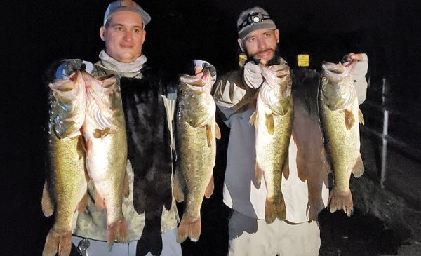 Fishing at night can produce quality fish.