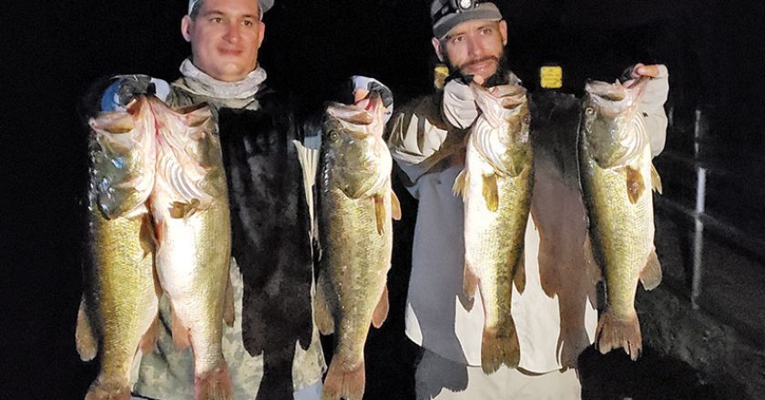 Fishing at night can produce quality fish.