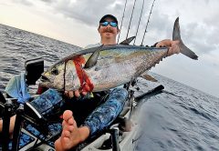 Eric Clark aka @elpescadoreric scored a nice blackfin tuna from his kayak.