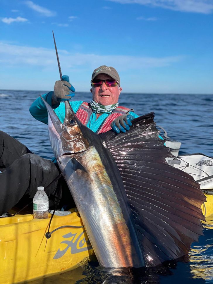 Mike with a nice sailfish.