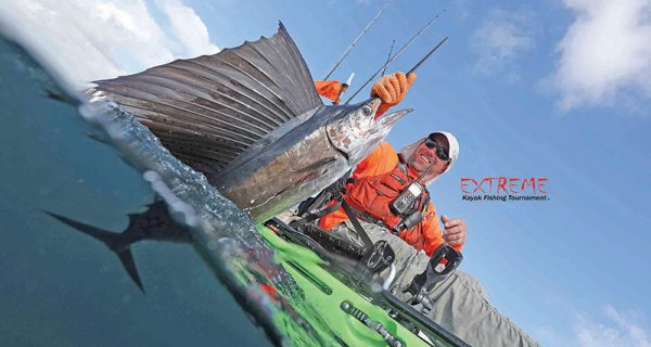 January is a great month for kayak anglers to target sailfish.