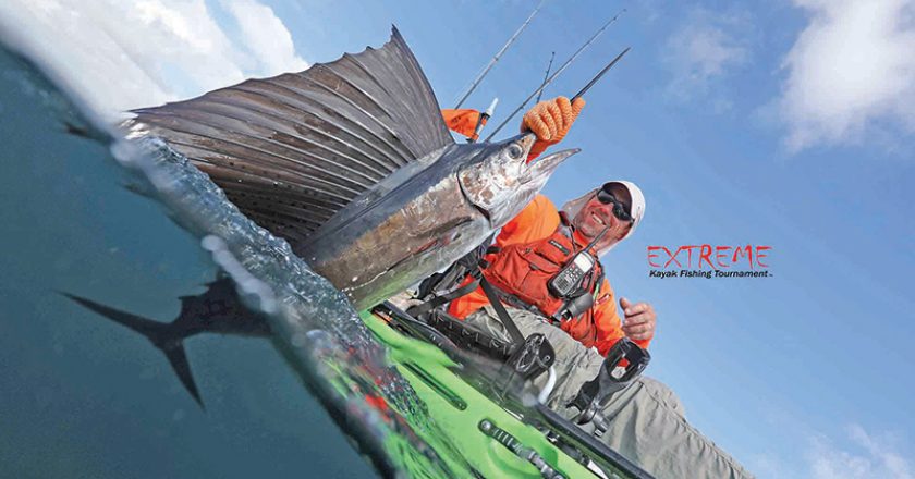 January is a great month for kayak anglers to target sailfish.