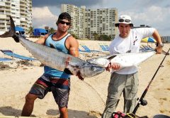 Joe Hector and Joe Kraatz with a pair of smoker kings.
