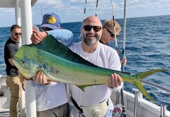 Bachelor party on the Mary B III.