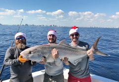 Big amberjack caught with New Lattitude Sportfishing.