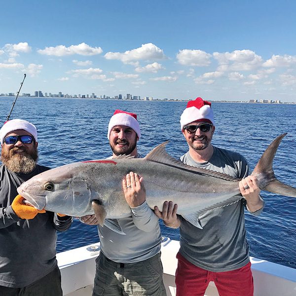 Big amberjack caught with New Lattitude Sportfishing.