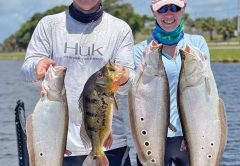 Robbie & Jen Weir had an awesome day on Lake Ida.