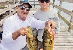 Reel Deal Adam and Chris Fantasy Baseball with a nice pair of peacock bass.