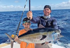 Nice blackfin tuna caught with Fishing Headquarters.