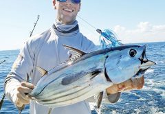 Josh Patrick caught his first ever skipjack on a SeaUsmile lure.