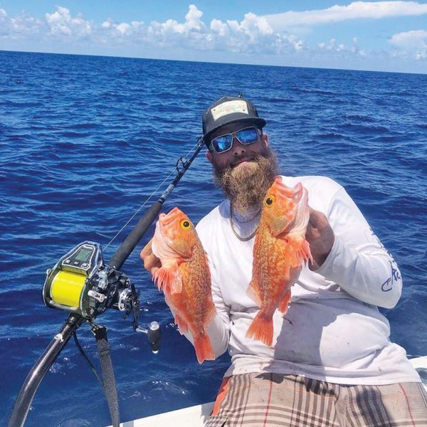 Big Mike Inman found some blackbelly rosefish off Deerfield Beach.