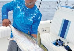 David Badaloo slayed this stud blackfin tuna while fishing with Capt. Ryan Palmer aboard the Family Jewell.
