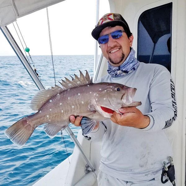 Loyal reader Chris Pascual caught his first snowy grouper off Fort Lauderdale.