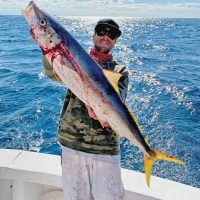 Kyle Brooks, aka @killemall_kyle with a jumbo rainbow runner.