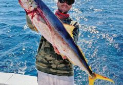 Kyle Brooks, aka @killemall_kyle with a jumbo rainbow runner.