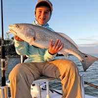 10 year old Joseph Grandonico repped the 954 in Everglades City with this solid redfish.