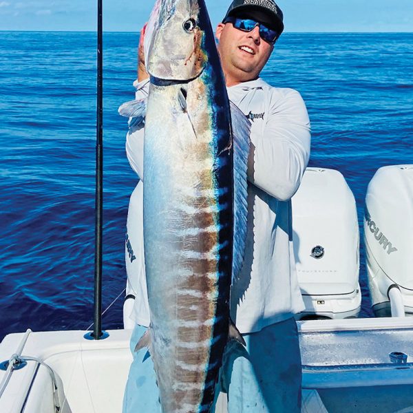 Sean Parker with a solid Bahamas high speed wahoo.