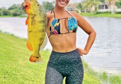 Michelle Dalton aka @bombchelle_fishing knows how to slay the peacocks!