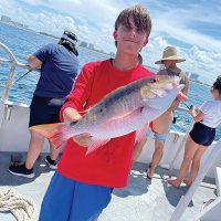 Mutton snapper caught with Fishing Headquarters.