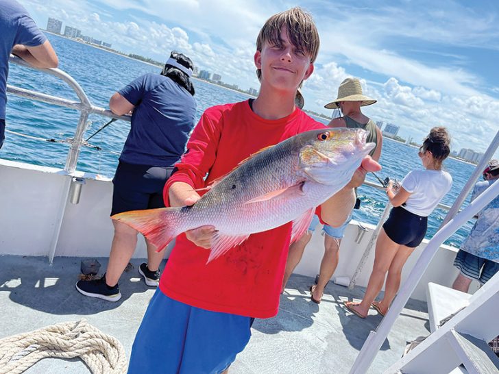 Mutton snapper caught with Fishing Headquarters.
