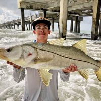 Mateo Burrell aka @mb_snookin went swimming to land this fat snook.