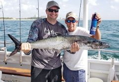 Nice kingfish for these happy anglers on a trip with Fishing Headquarters.