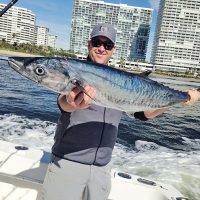 Smoker kingfish caught on a charter with Fishing Headquarters.