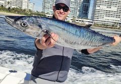 Smoker kingfish caught on a charter with Fishing Headquarters.