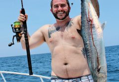 Tyler O’Neill caught this solid king while fishing with Coastal Angler Fort Lauderdale.