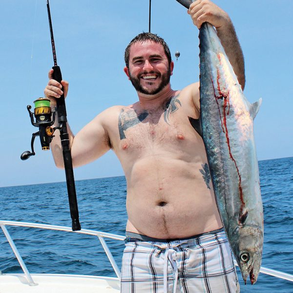 Tyler O’Neill caught this solid king while fishing with Coastal Angler Fort Lauderdale.