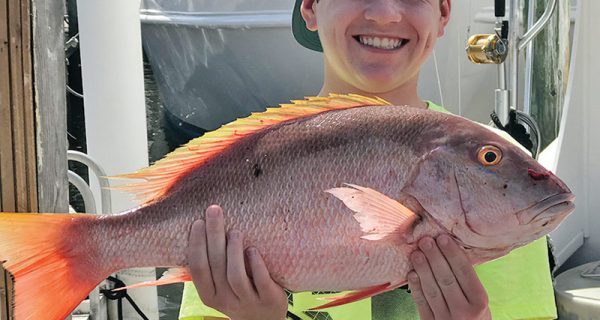 Nice mutton snapper for this young angler.