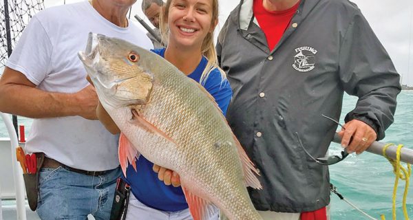 Nice mutton snapper caught on the Catch My Drift.