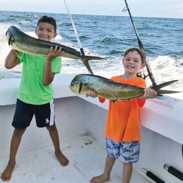 Nice dolphin caught by these kiddos.