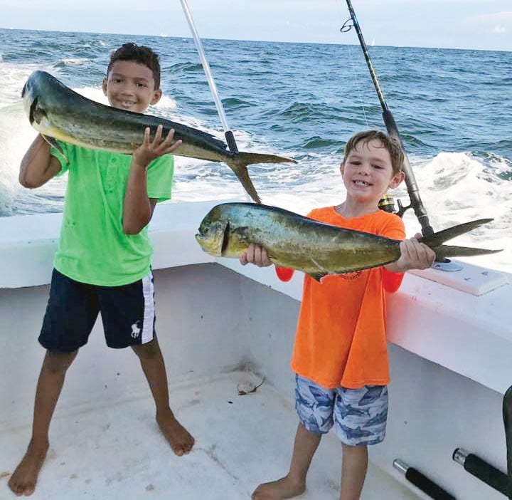 Nice dolphin caught by these kiddos.