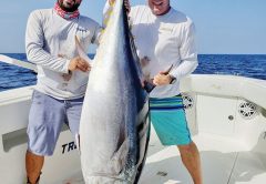 Mike Osborne caught this 71.5 inch bluefin tuna while daytime swordfishing with True Grit Sportfishing.