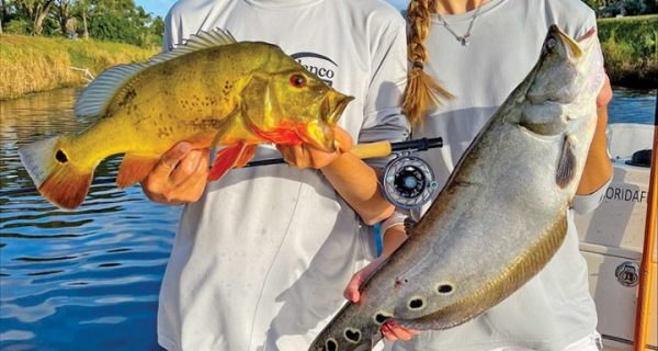 Capt. Johnny and his girlfriend Laura are dialed in on Lake Ida.