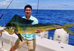 Joel Alvarez caught this nice dolphin while fishing in the Florida Keys.