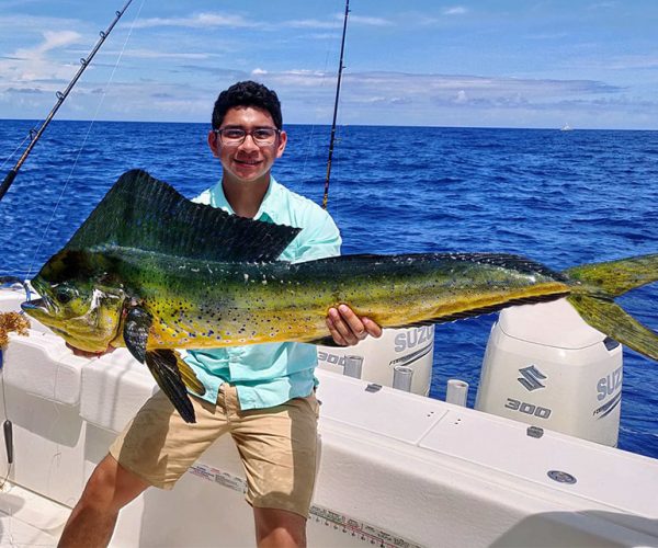 Joel Alvarez caught this nice dolphin while fishing in the Florida Keys.