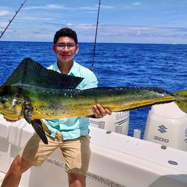 Joel Alvarez caught this nice dolphin while fishing in the Florida Keys.