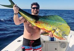 Nice slammer caught with Capt. Ryan Palmer aboard the Family Jewell.