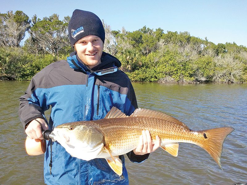 Shorelines produce nice redfish on most days this month.