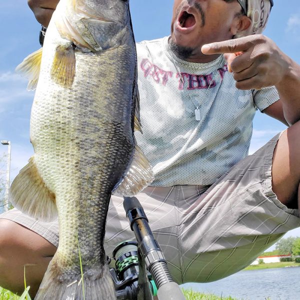 Nice bass caught by Anthony Hunt.