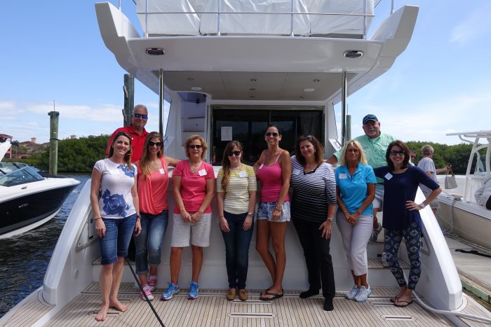 Women on the Water participants | Photo courtesy of MarineMax Palm Beach