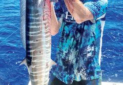 Nice wahoo caught by Chuck Burley.