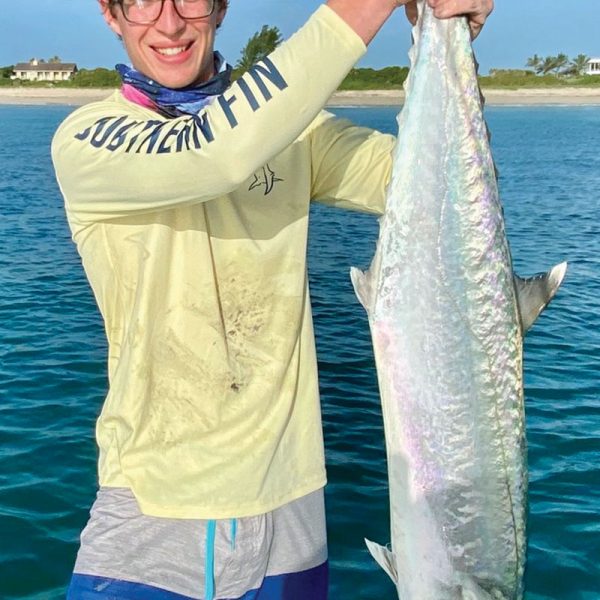 Jon scored a nice Kingfish off the beach on a recent trip with Going Coastal Charters.