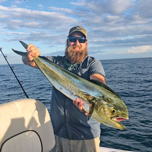 Dr. Travis Hunsucker caught this mahi off Sebastian Inlet.