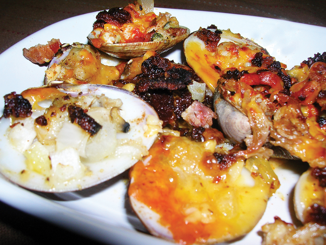 clams casino on grill