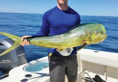 Ryan Sheedy landed this respectable mahi fishing offshore near Port Canaveral.